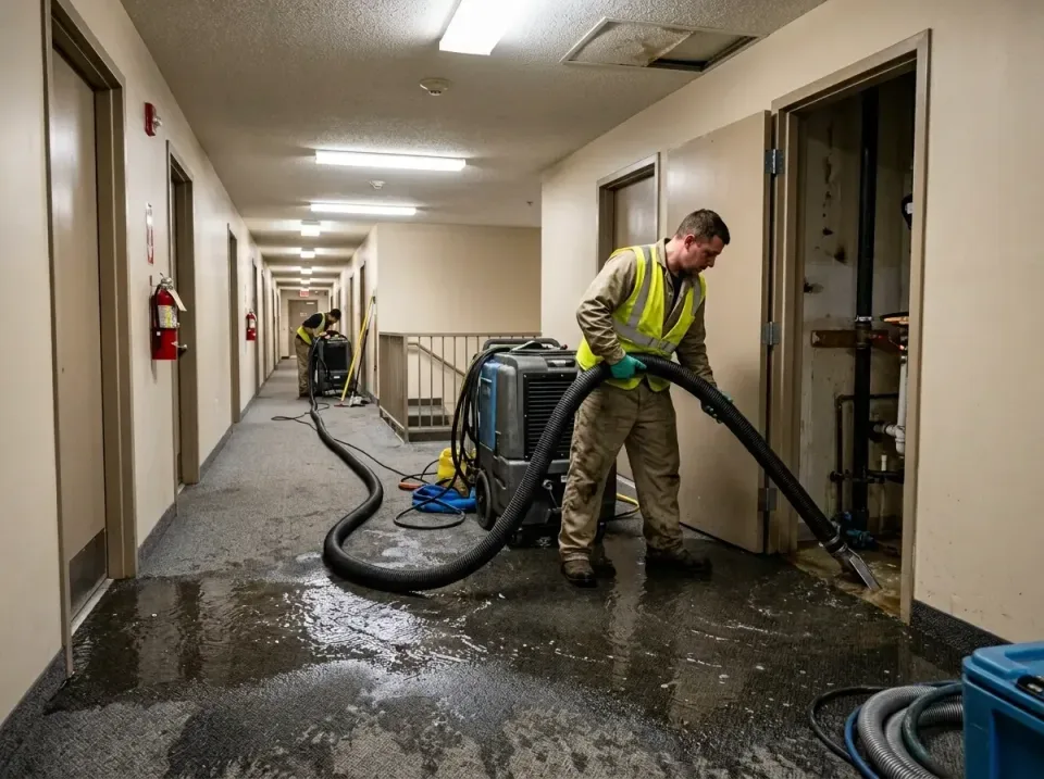 multi-unit-apartment-hallway-f-005 — frequently asked questions, Emergency Burst Pipe Water Extraction & Removal in Hyde Par…